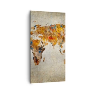 Canvastavla - Bild på duk - Verkligen stor värld - 65x120 cm