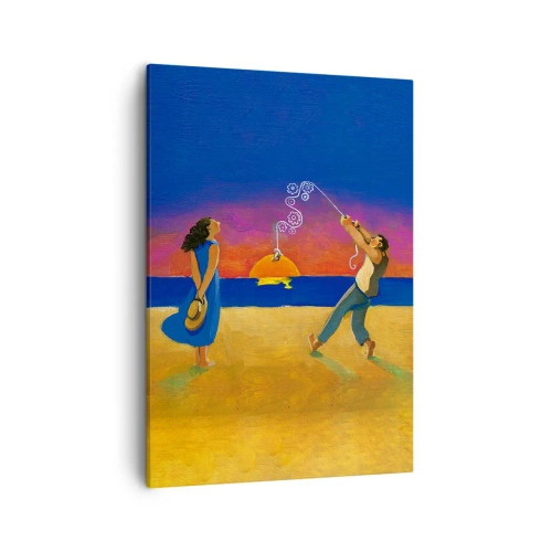 Canvastavla - Bild på duk - Mer än en stjärna från himlen - 50x70 cm