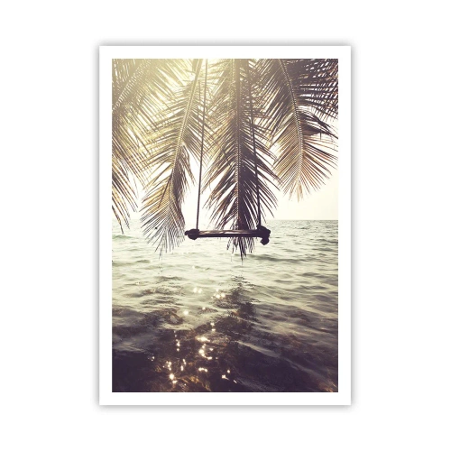 Affisch - Gunga i molnen hur mycket du vill - 70x100 cm