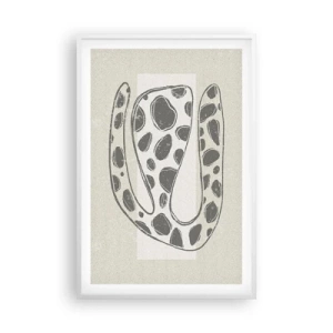 Affisch i vit ram - En bisarr varelse - 61x91 cm