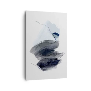 Canvastavla - Bild på duk - Intensitet och rörelse - 80x120 cm