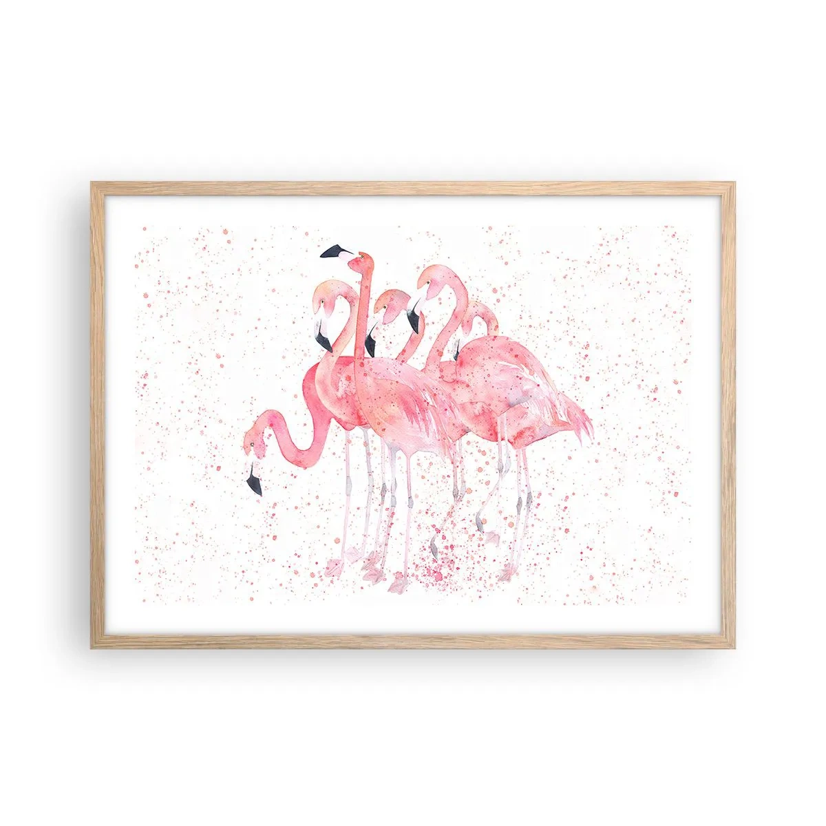 Affisch i ram av ljusek - Rosa bandet - 70x50 cm