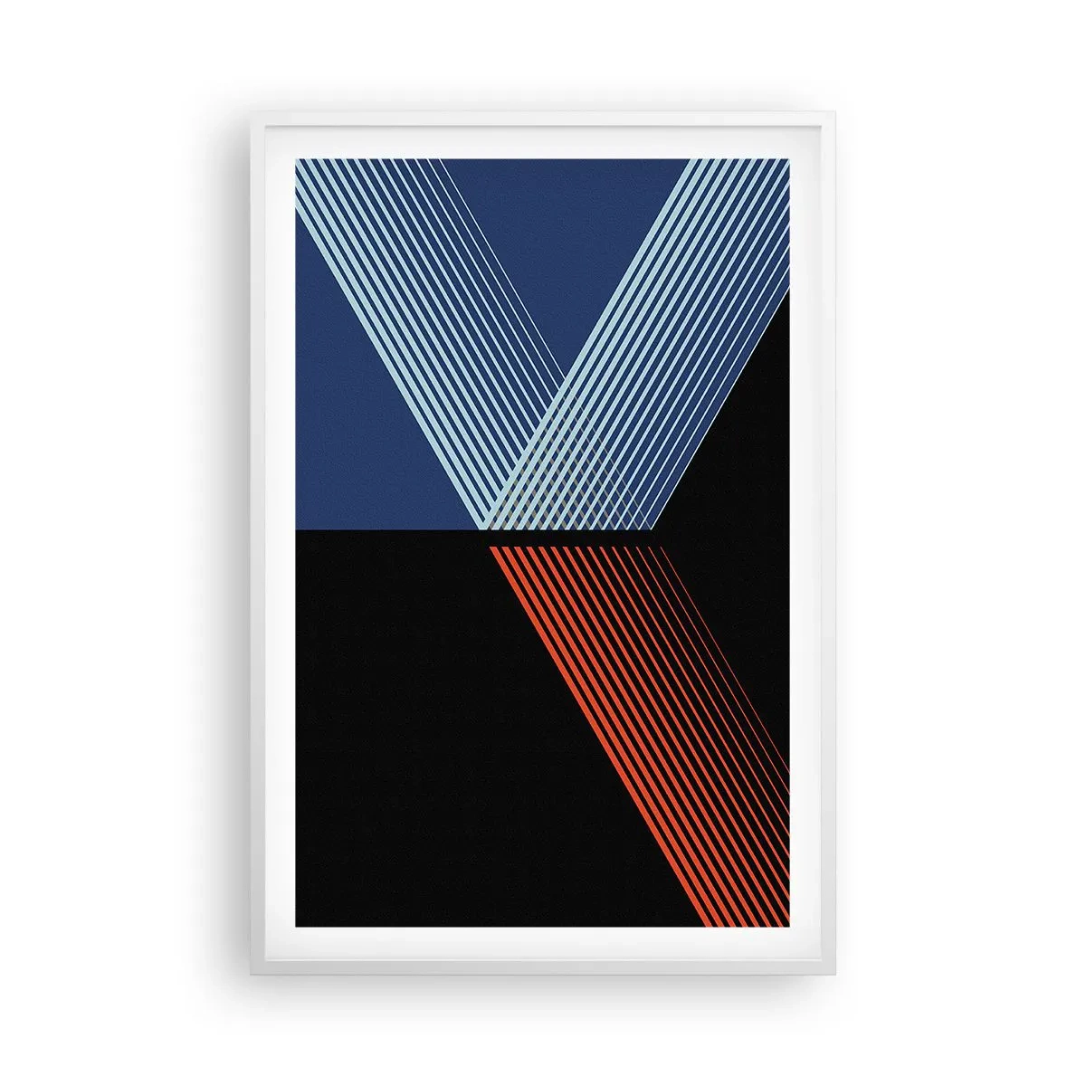 Affisch i vit ram - Enkel historia - 61x91 cm