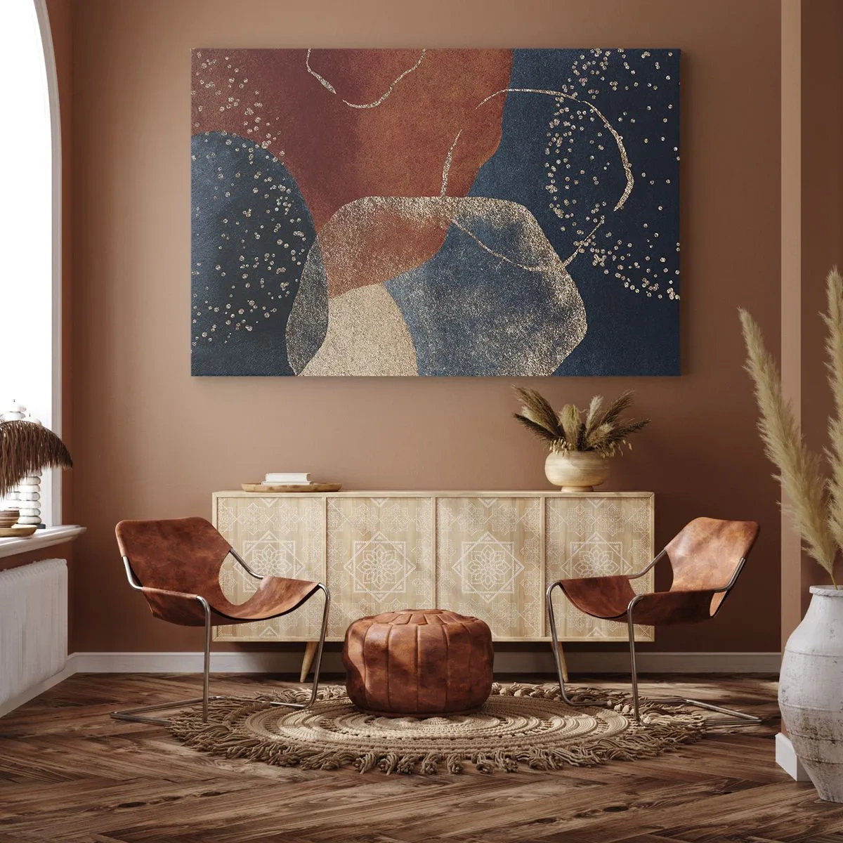 Canvastavla - Bild på duk - Existensens lätthet - 70x50 cm