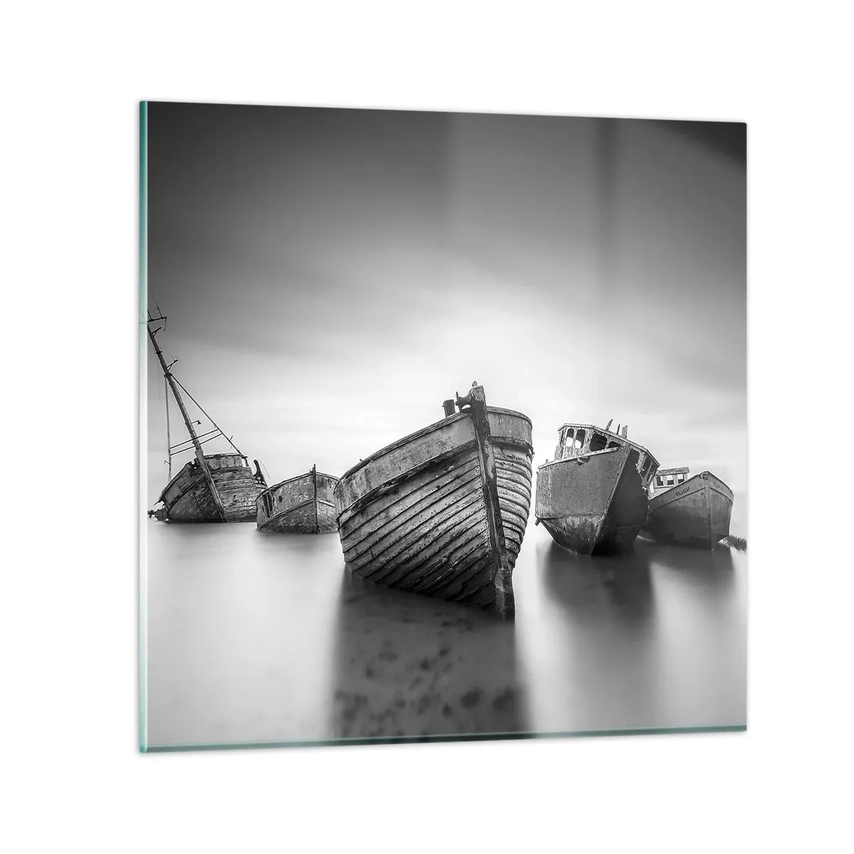 Glastavla - Bild på glas - Bara minnen... - 40x40 cm