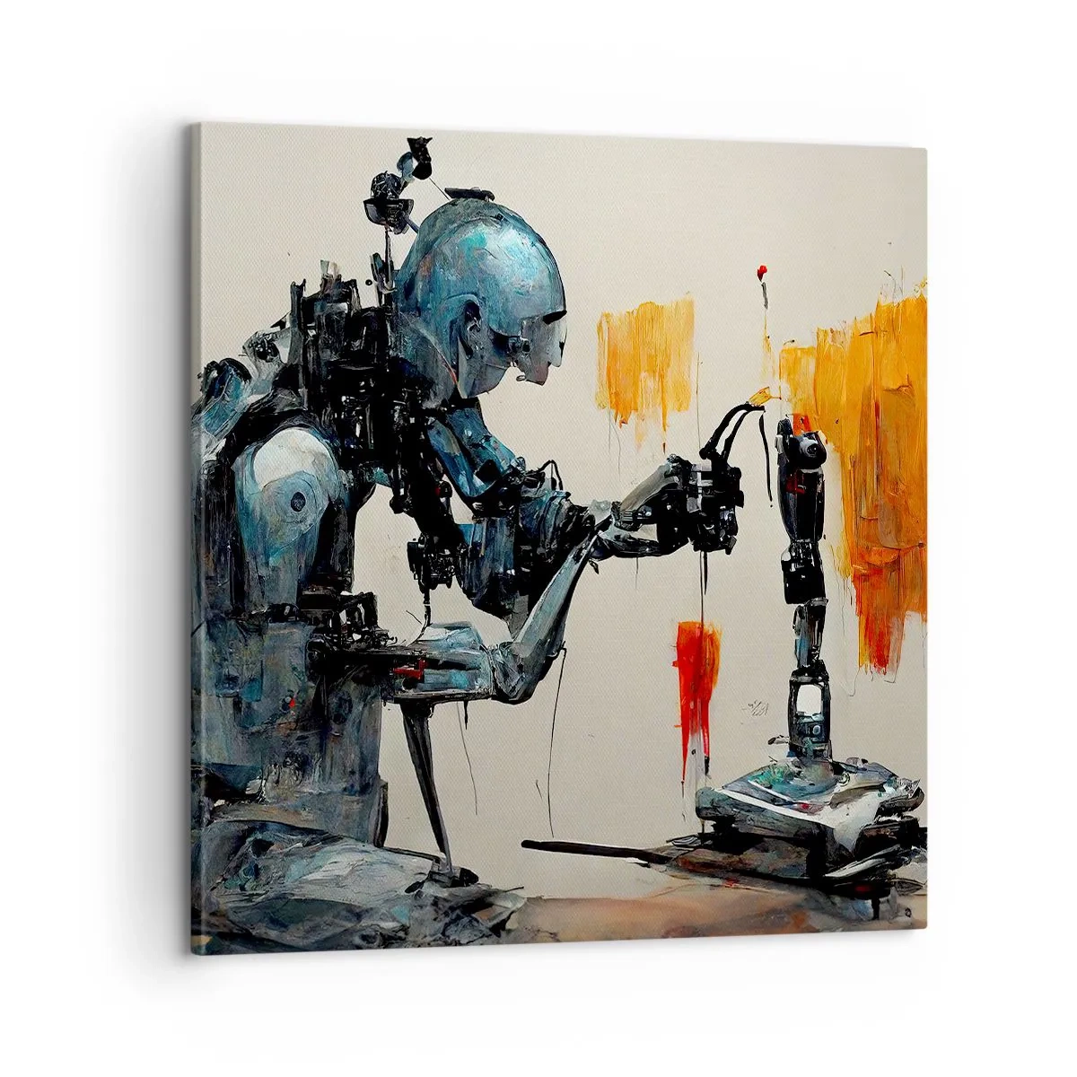 Canvastavla - Bild på duk - Kommer i morgon... - 60x60 cm