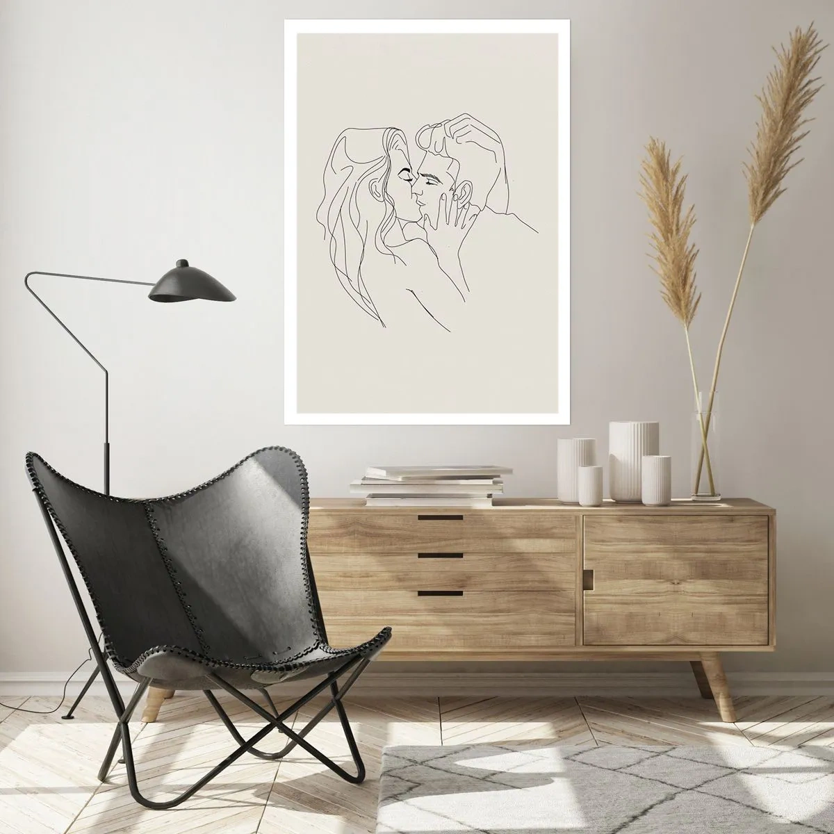 Affisch - I kärlekens famn - 40x50 cm