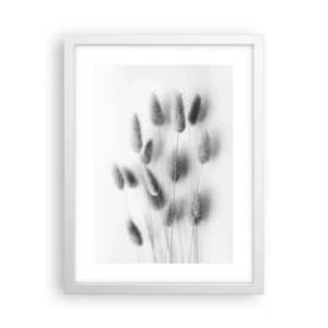 Affisch i vit ram - Fluffigt gräs - 30x40 cm