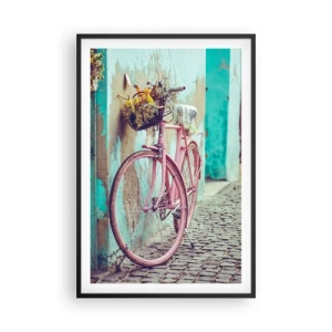 Affisch i svart ram - Strax tillbaka - 61x91 cm