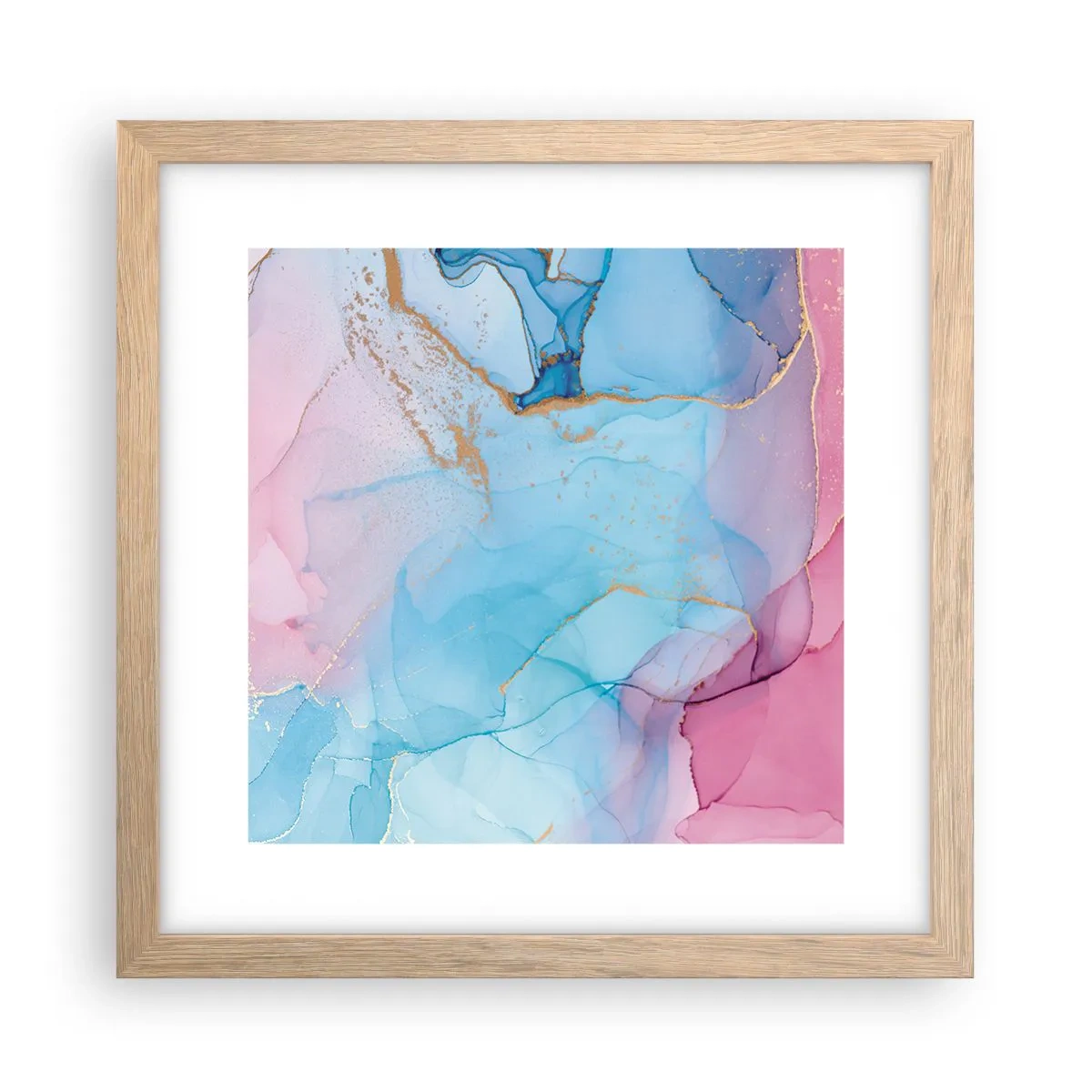 Affisch i ram av ljusek - Möte och infiltration - 30x30 cm