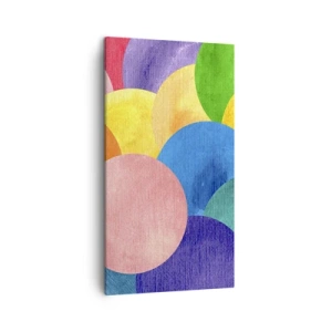 Canvastavla - Bild på duk - Full av liv - 45x80 cm