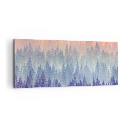 Canvastavla - Bild på duk - Högt, högre, upp till himlen - 100x40 cm