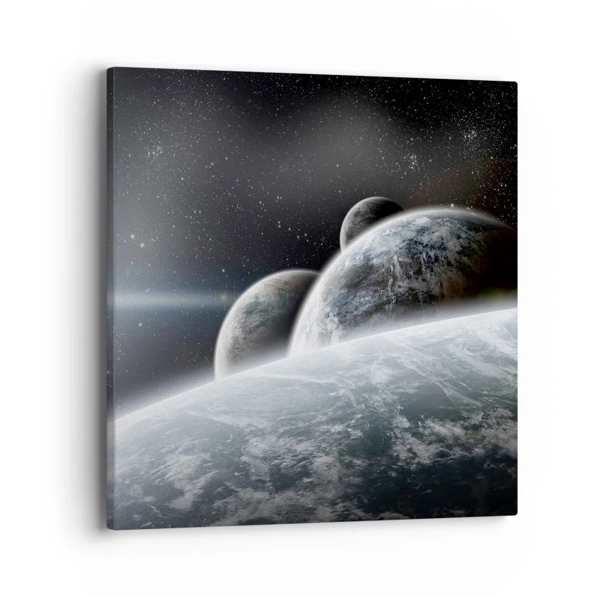 Canvastavla - Bild på duk - Sfärers rymdmusik - 40x40 cm