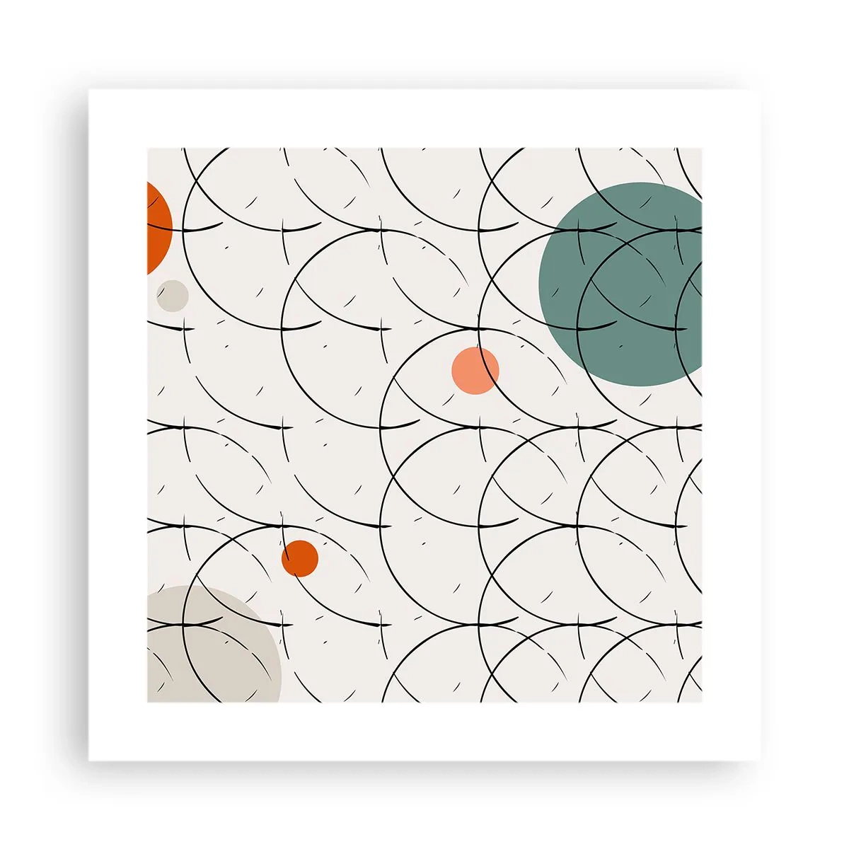 Affisch - I popkonstens anda - 40x40 cm