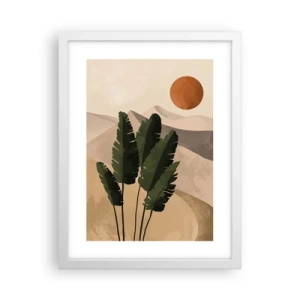 Affisch i vit ram - Livets triumf - 30x40 cm