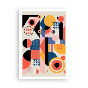 Affisch - Komposition: Lek - 70x100 cm