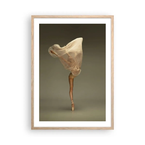 Affisch i ram av ljusek - Den lyfter snart - 50x70 cm