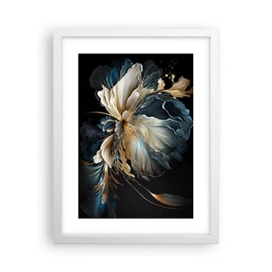 Affisch i vit ram - Sagolik ormbunksblomma - 30x40 cm