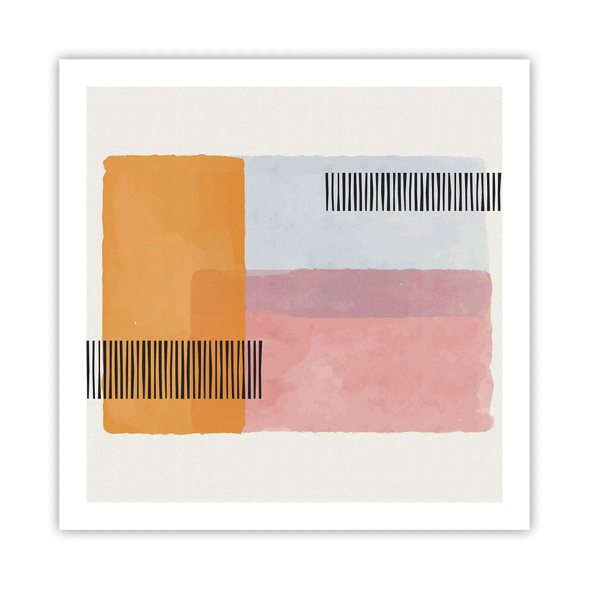 Affisch - Från hörna till hörna - 60x60 cm