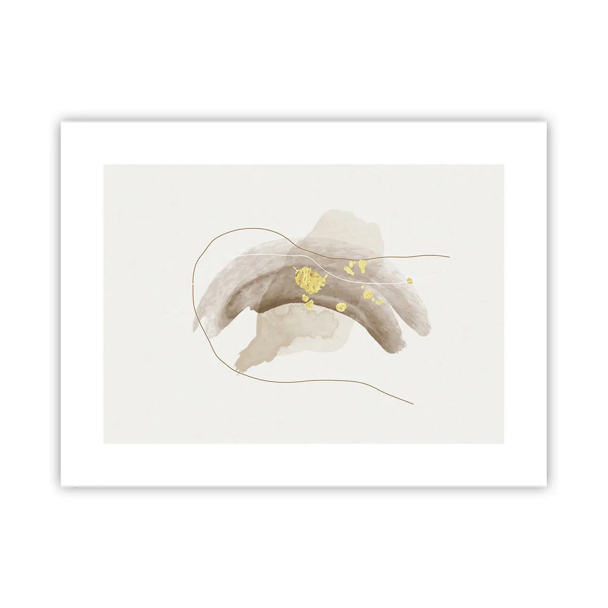 Affisch - Träffat i rummet - 40x30 cm