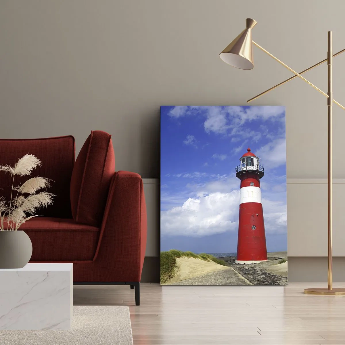 Canvastavla - Bild på duk - Drömasyl - 80x120 cm