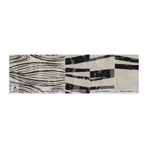 Provbit av fototapet Premium Sand - Stänk av linjer - Abstraktion, Rader, Modern - 100x30 cm