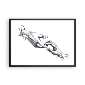 Affisch i svart ram - God gest - 70x50 cm