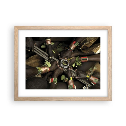 Affisch i ram av ljusek - Vi är tillsammans - 40x30 cm