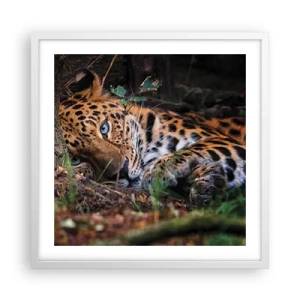 Affisch i vit ram - Tro mig - 50x50 cm