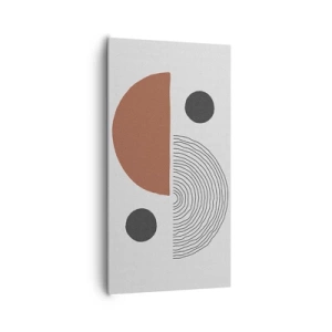 Canvastavla - Bild på duk - Hjulets perfektion - 65x120 cm