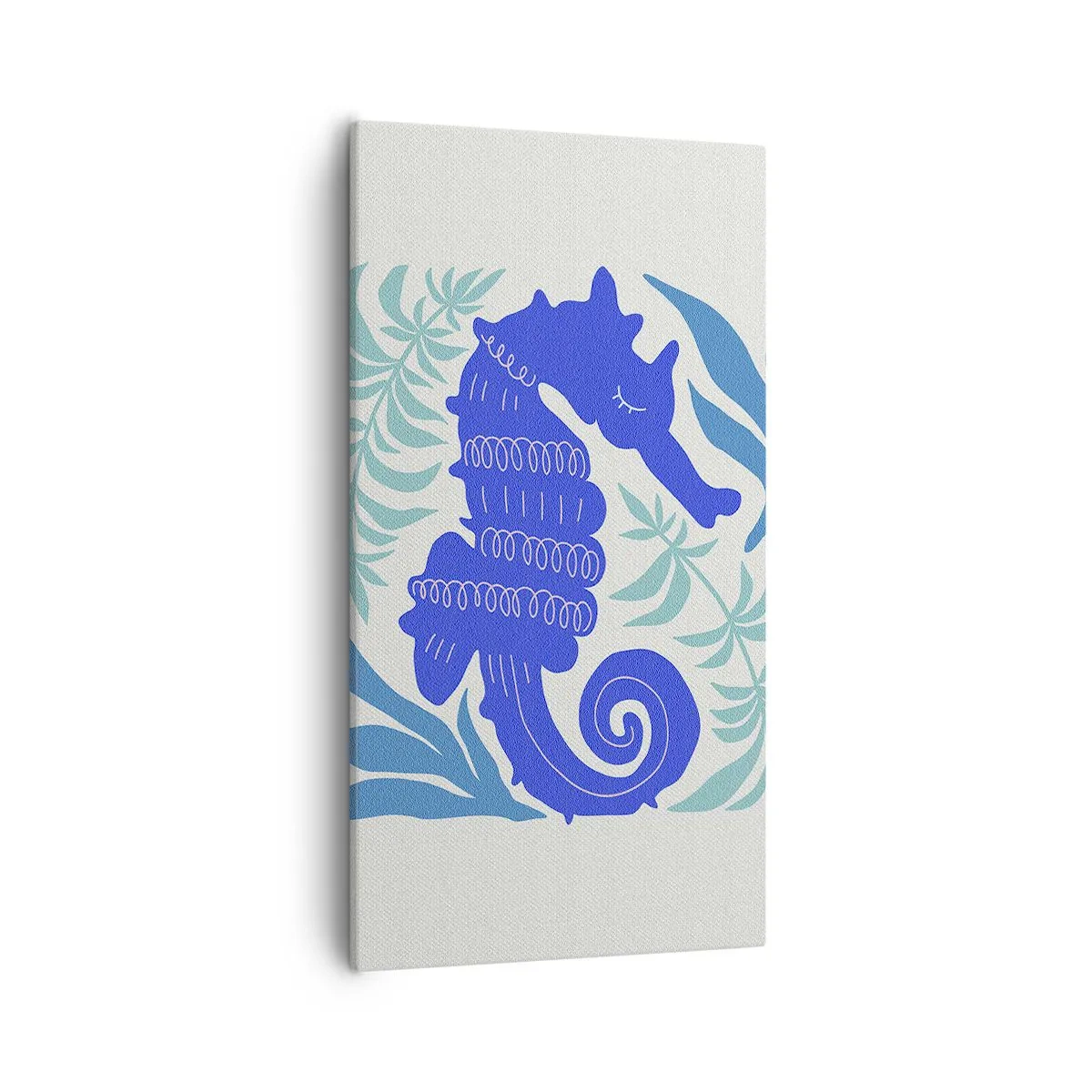 Canvastavla - Bild på duk - På enundervattenäng - 55x100 cm