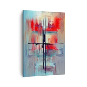 Canvastavla - Bild på duk - Landskap i en okänd dimension - 50x70 cm