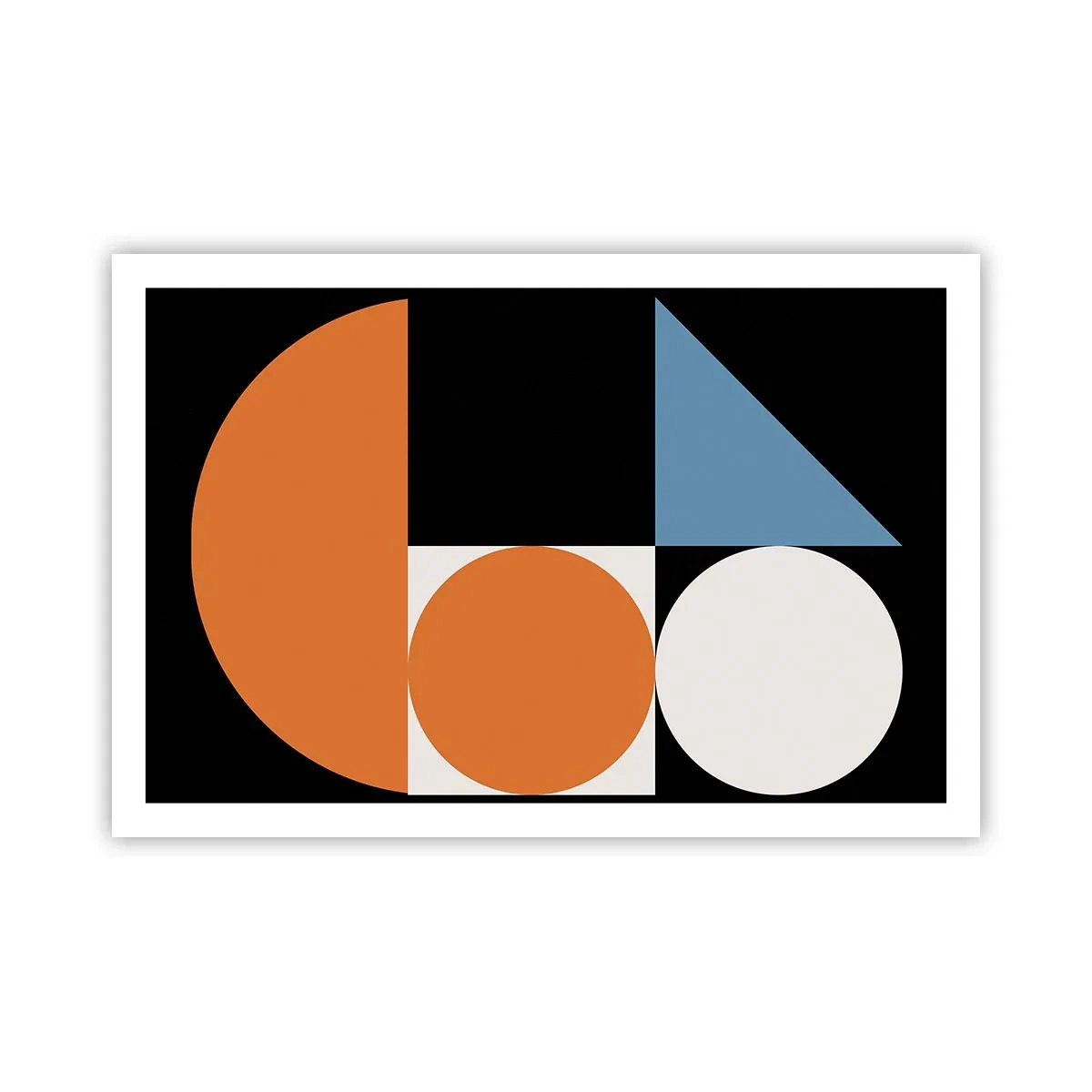 Affisch - Geometriska figurer - 91x61 cm