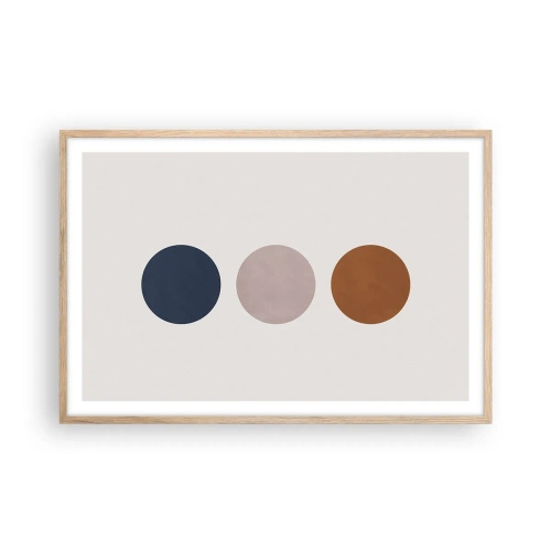 Affisch i ram av ljusek - Perfektionens symbol - 91x61 cm