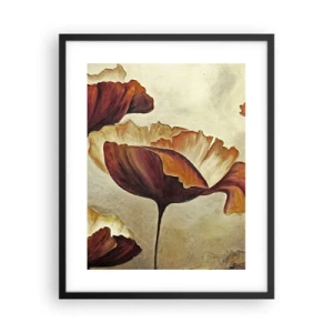 Affisch i svart ram - Ängsblommor - 40x50 cm