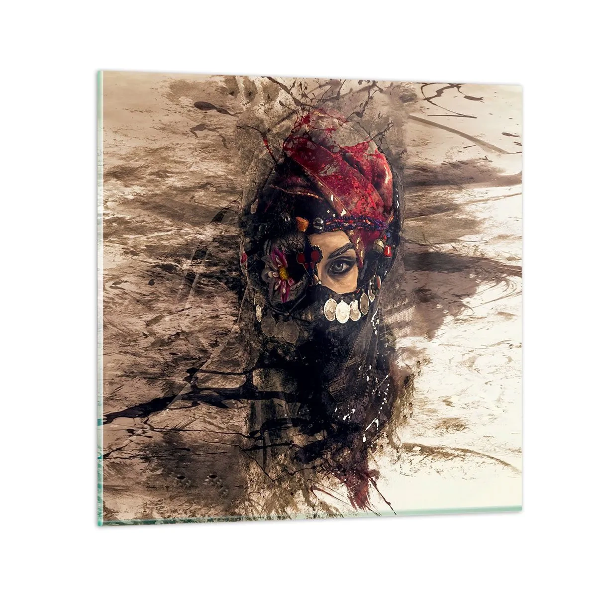 Glastavla - Bild på glas - Minst intrigerande - 50x50 cm