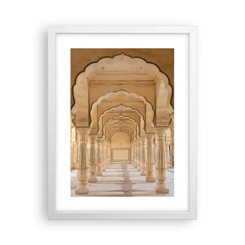 Affisch i vit ram - I maharajas palats - 30x40 cm
