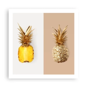 Affisch - Ananas för oss - 60x60 cm