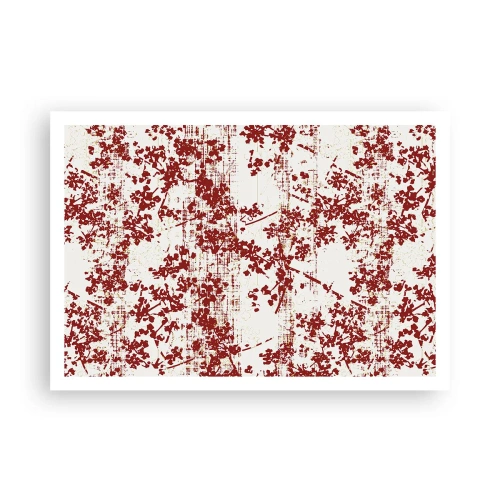 Affisch - Som en gammal percale - 100x70 cm