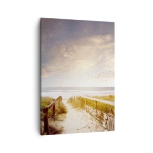 Canvastavla - Bild på duk - Lugn och ro - 50x70 cm