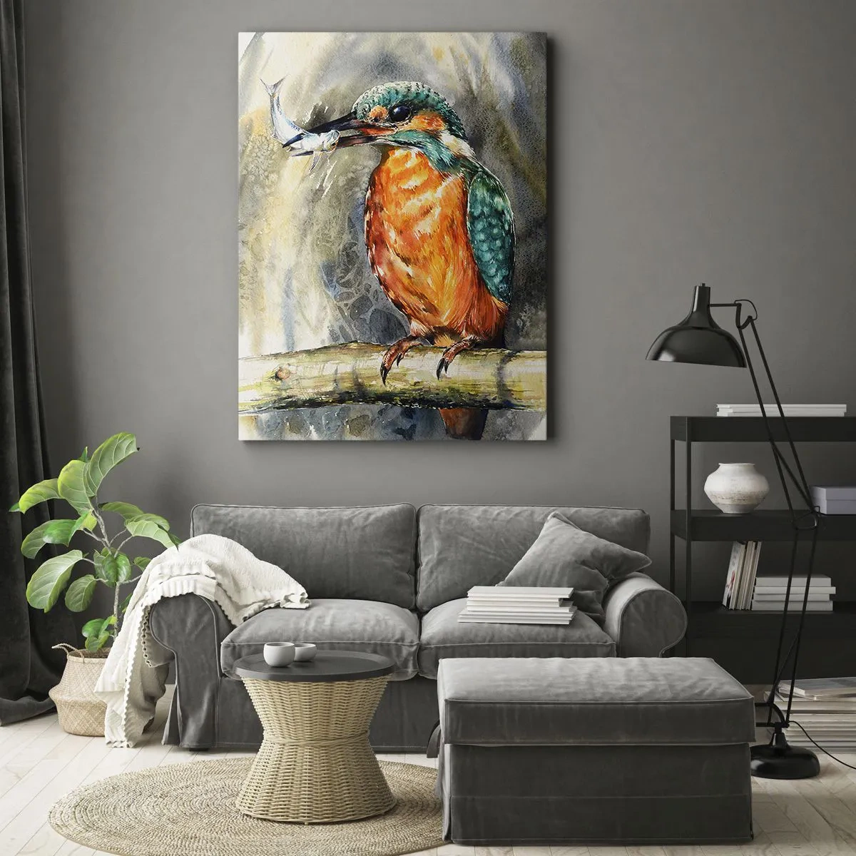 Canvastavla - Bild på duk - Naturens lagar - 65x120 cm