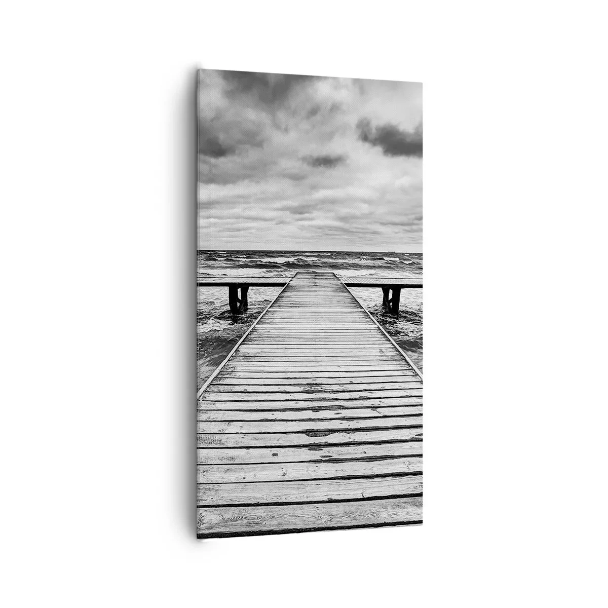 Canvastavla - Bild på duk - Jag väntar på vind som blåser bort... - 65x120 cm