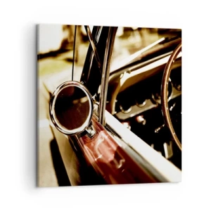 Canvastavla - Bild på duk - En bil med själ - 50x50 cm