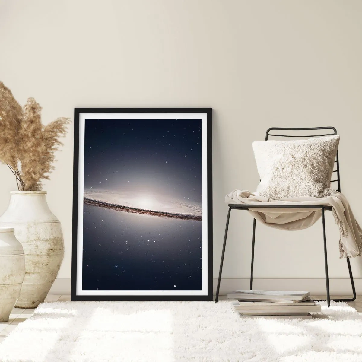 Affisch i svart ram - En gång i en galax långt, långt borta.... - 70x100 cm