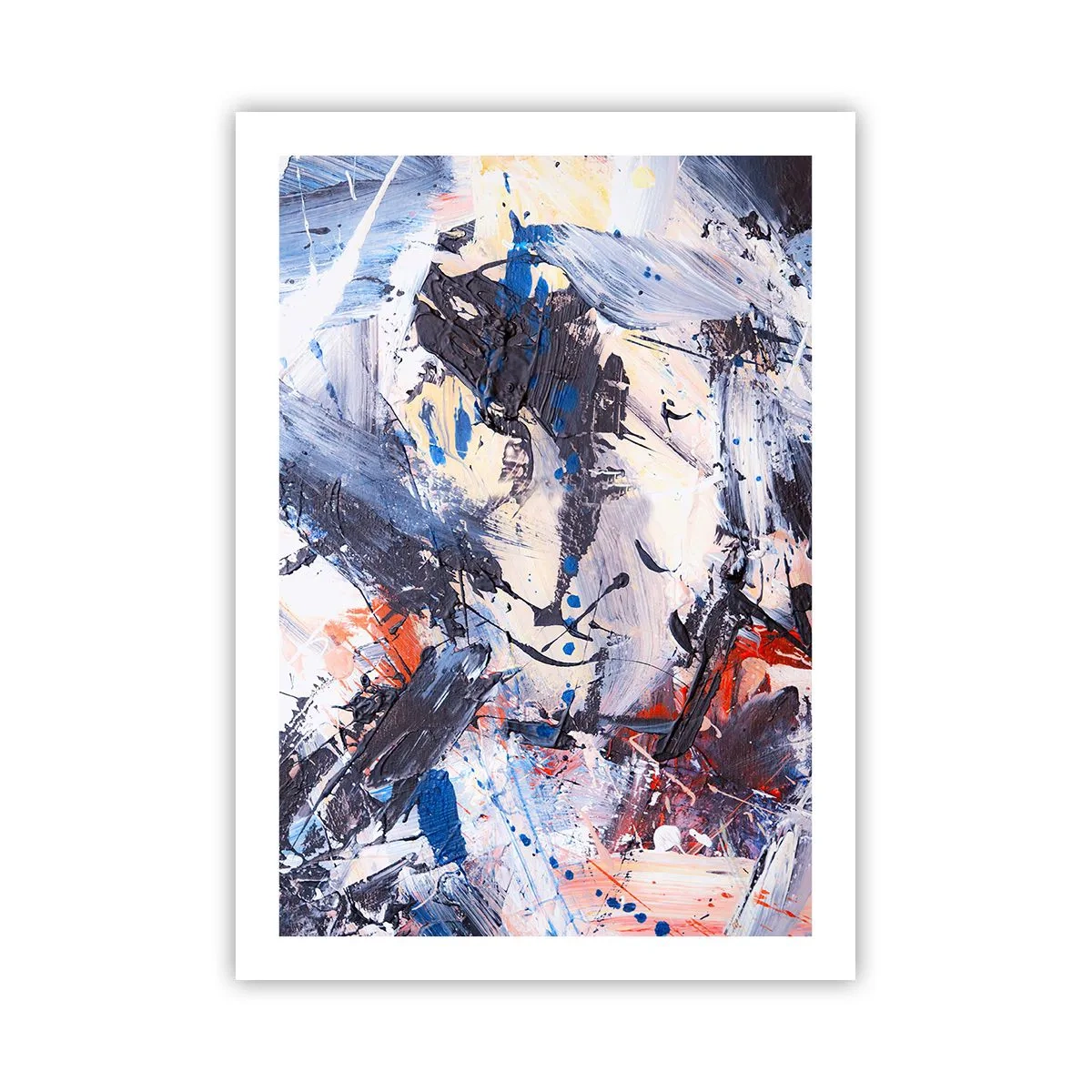 Affisch - Abstraktionen galna dans - 50x70 cm