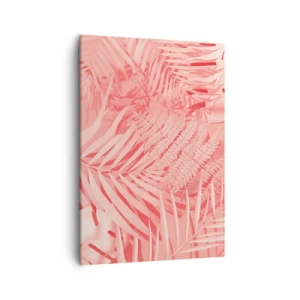 Canvastavla - Bild på duk - Rosa koncept - 50x70 cm