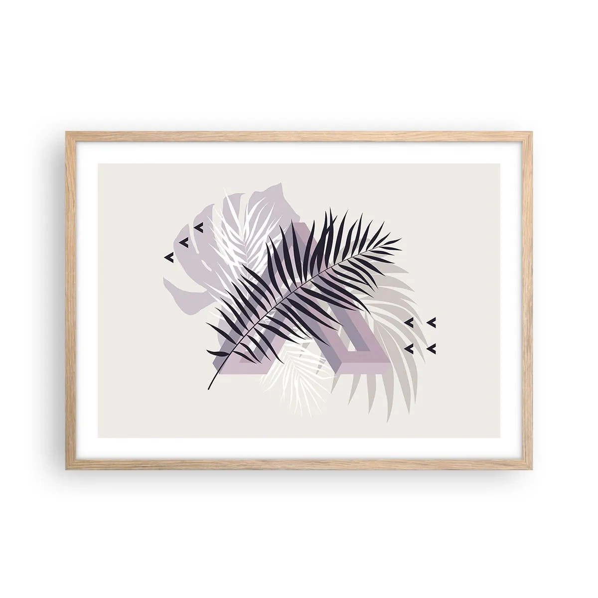 Affisch i ram av ljusek - Skuggans skugga - 70x50 cm