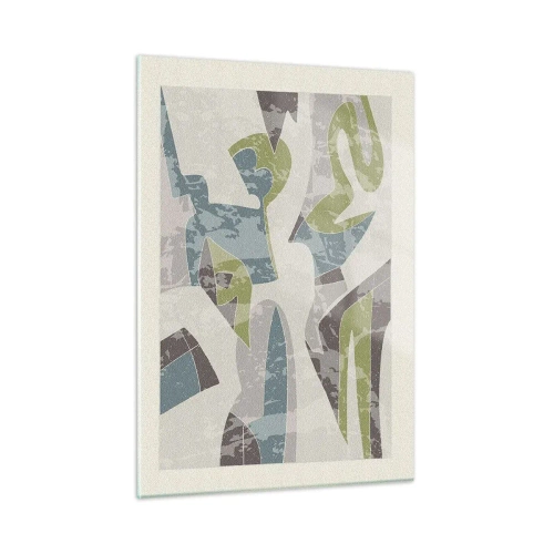 Glastavla - Bild på glas - Komposition bakom glas - 50x70 cm