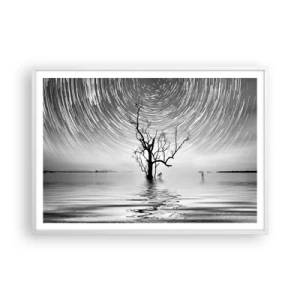 Affisch i vit ram - Naturens symfoni - 100x70 cm