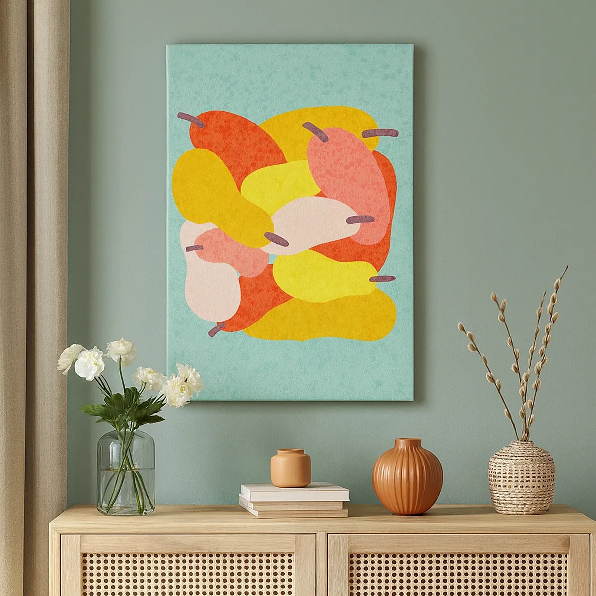 Canvastavla - Bild på duk - Smaka på sommarsolen - 50x70 cm